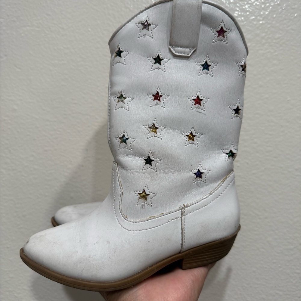 Tucker + Tate White Star Kids Boots